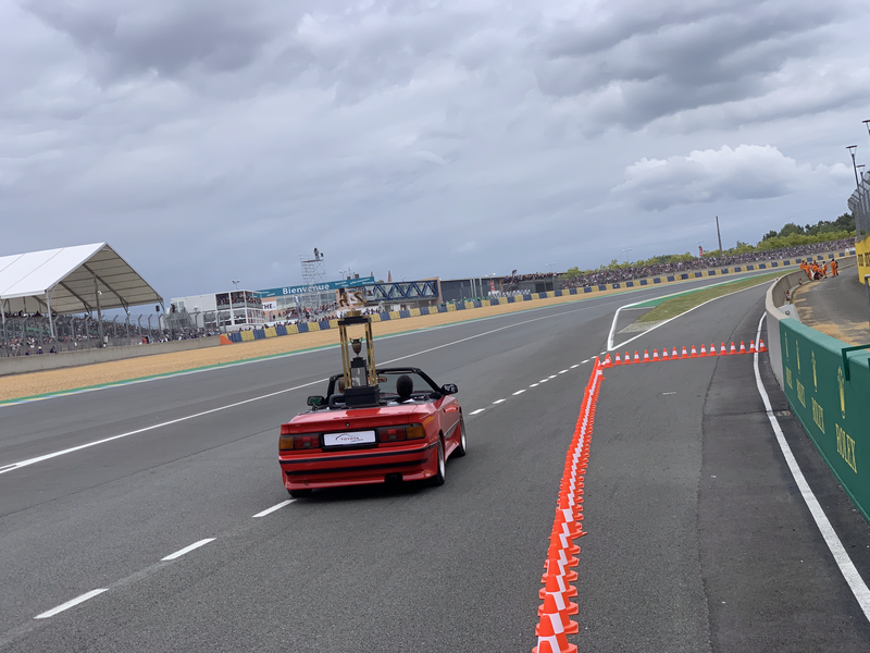 Illustration for article titled Toyota Found This Old Celica Convertible to Haul the Le Mans Trophy and It Rules (Updated)